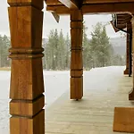Newly Built Log Near Hardangervidda